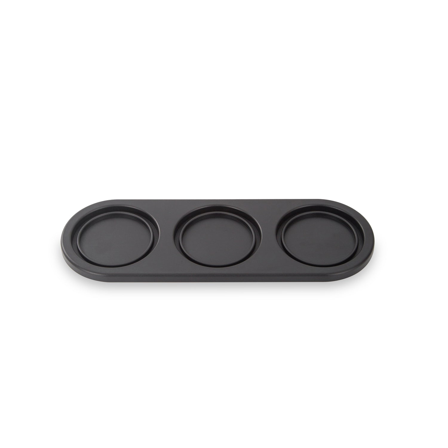 Finamill pedestal for 3 trays, black 