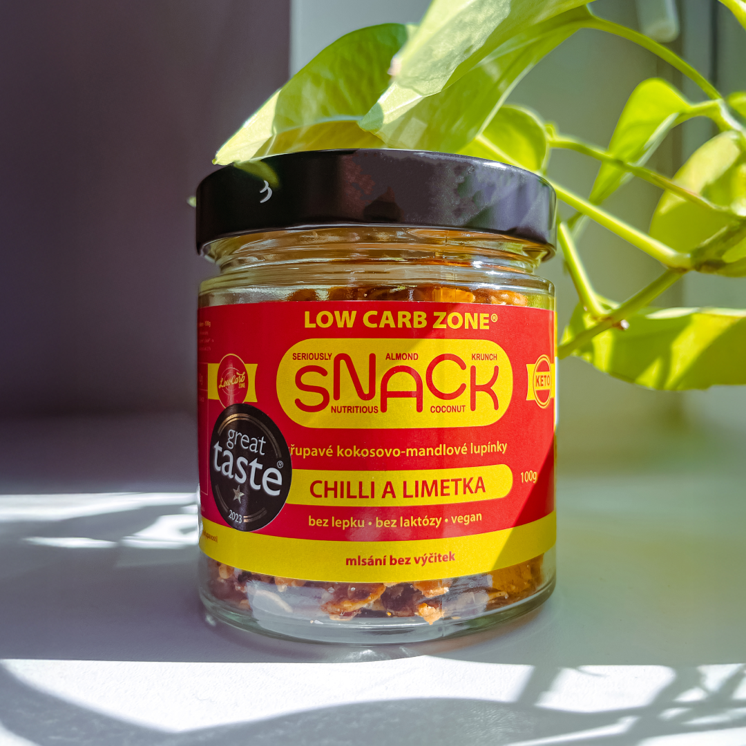 Kokosovo-mandľové lupienky chilli a limetka, 100g